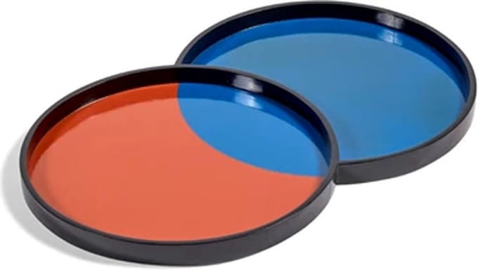 Serax Bob Verhelst Yo-Yo plateau 65x40cm H3cm rood / blauw