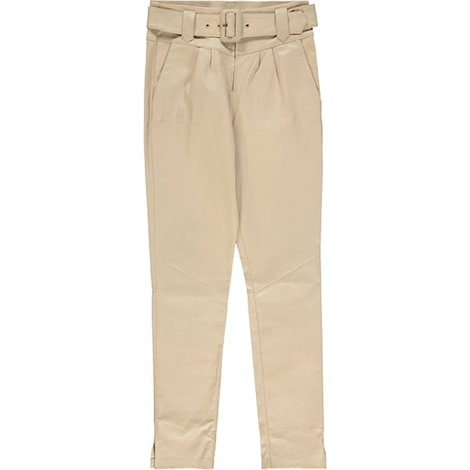 Ibana Philou Oyster White Taglia: 46 | Pantaloni di pelle Outlet | Donna | Bianco