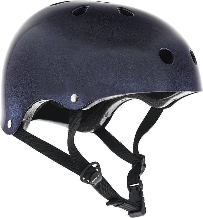 Skatehelm paars metal Essentials