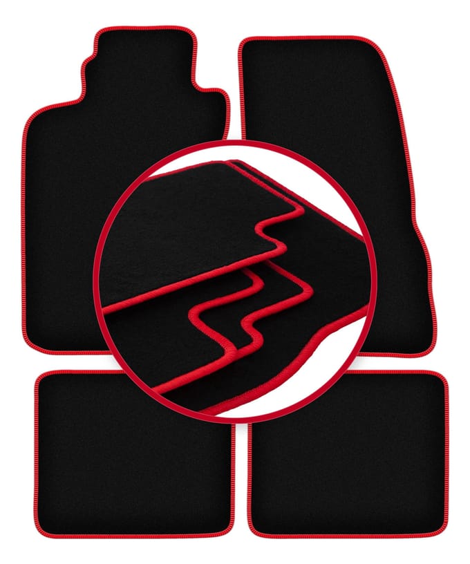 CARLUX-RED automatten voor: Toyota Celica VI coupé (1993-2000)