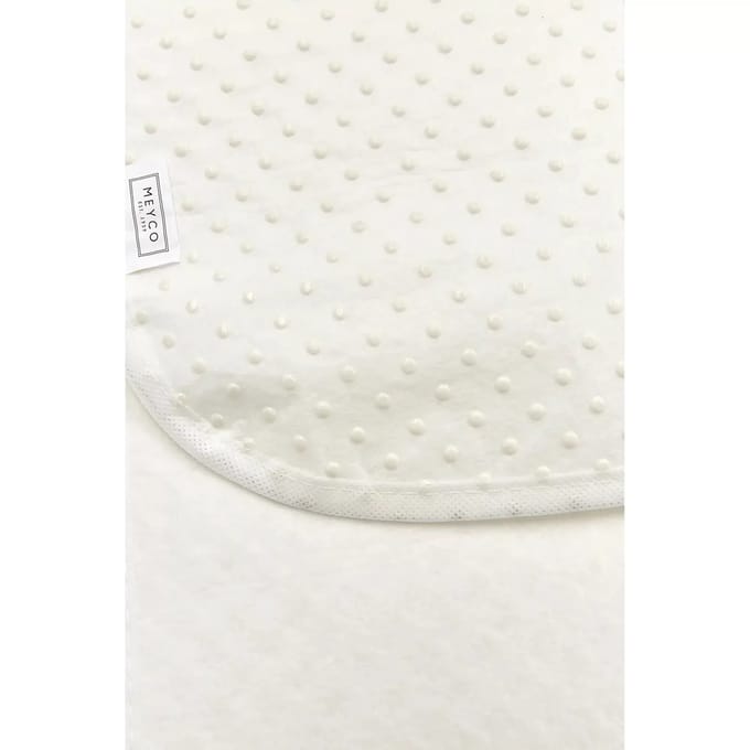 Meyco Baby noppen matrasdek antislip juniorbed - white - 70x140cm