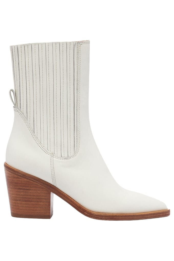 BA&SH Bottines Chervey Offwhite Größe: 36 | Stiefel Outlet | Damen | Weiß