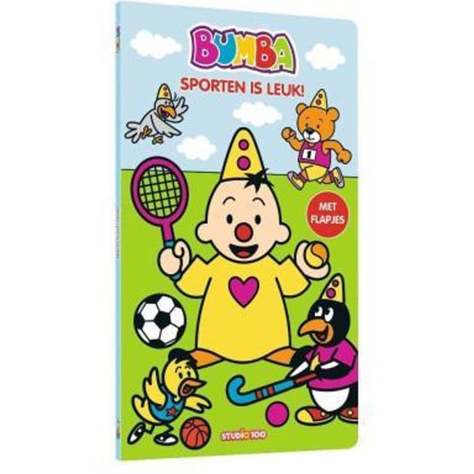 Bumba : Kartonboek Met Flapjes (Lang) - Sporten Is Leuk! - Studio 100