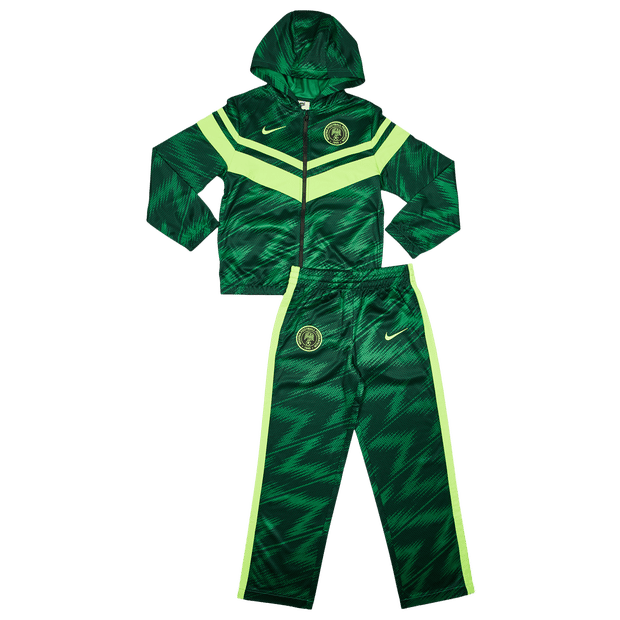 Nike NFF Trainingspakken Kinder - Groen - Maat 122 - 128 CM - Poly Woven