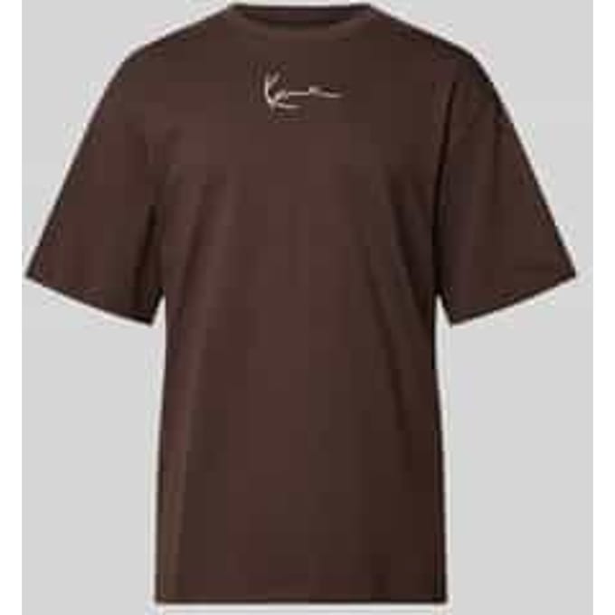 regular fit T-shirt met gestikt logo
