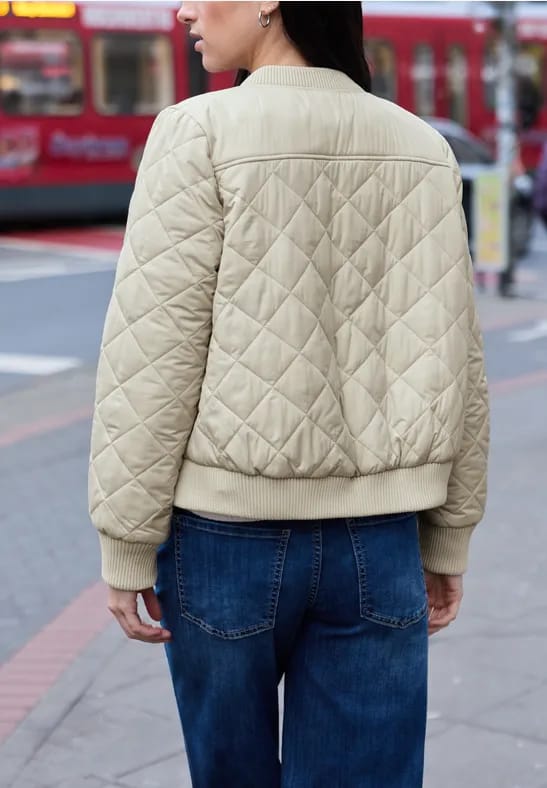 Blouson met doorgestikt patroon