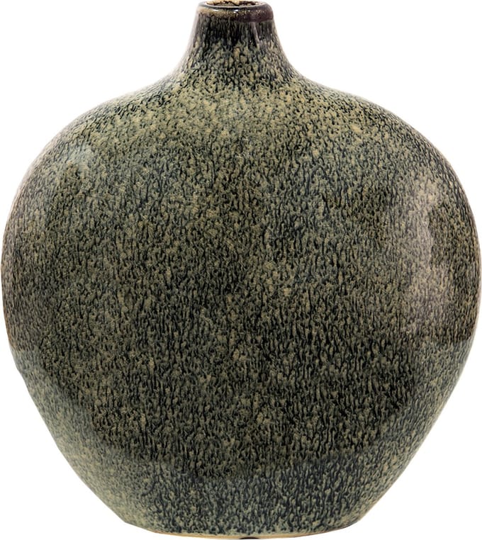 Clayre & Eef Vaas 23x11x26 cm Groen Keramiek Decoratie Vaas