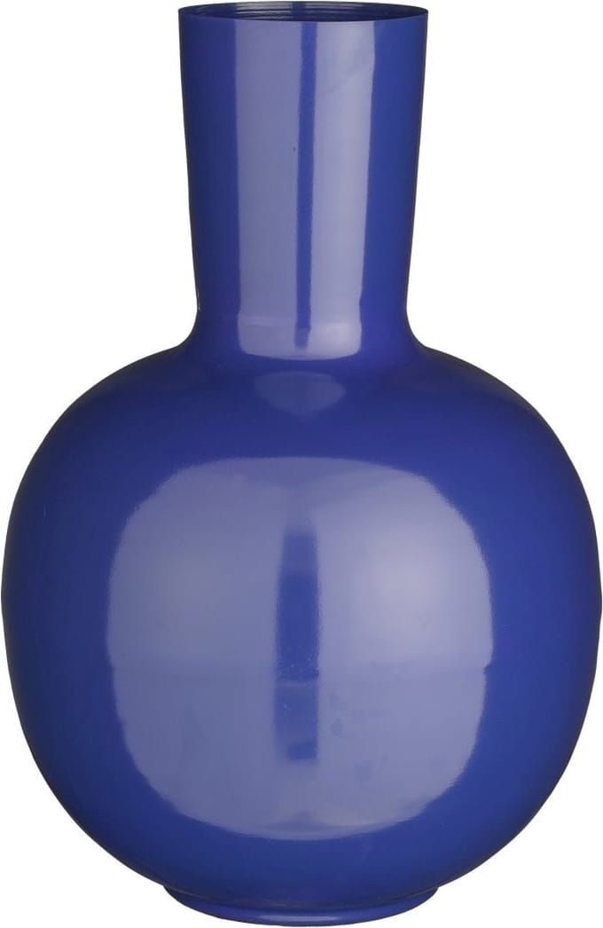 Mica Decorations Dara Vaas - 38x38x57 cm - Ijzer - Blauw
