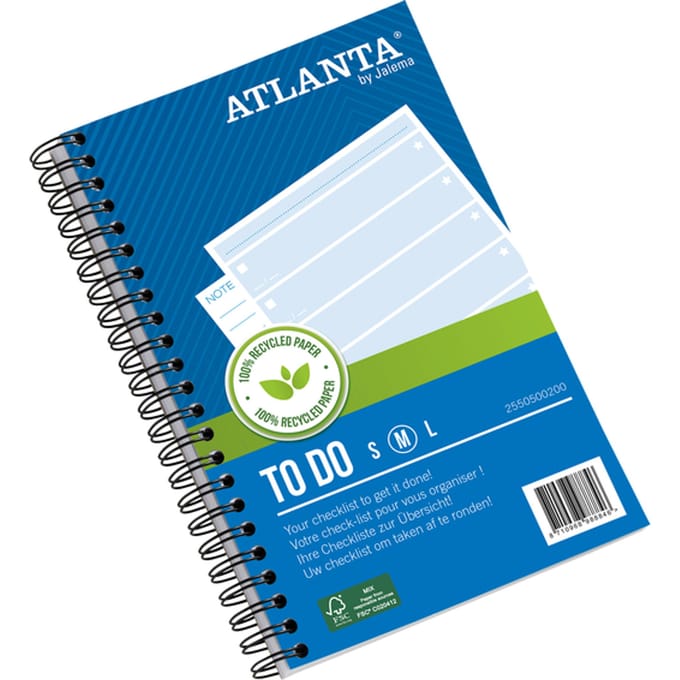 Things to do Djois Atlanta recycled papier Medium 195x135 100vel 70gr blauw