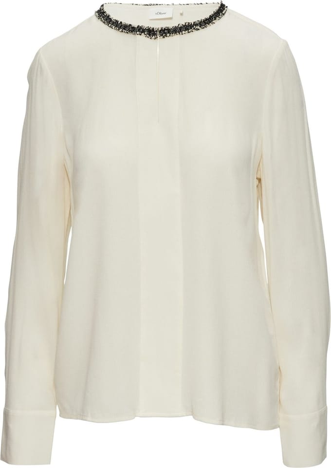 s.Oliver BLACK LABEL - Bloes - Maat 36 - Vrouwen - 0700 WHITE -