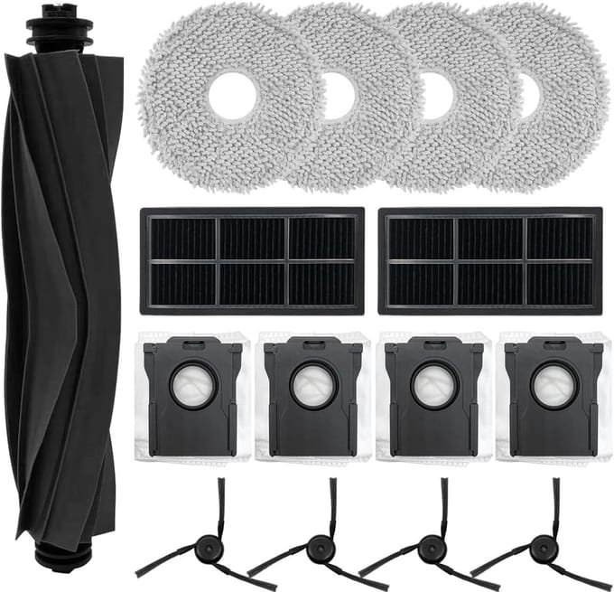 Geschik voor Dreame X40 Ultra Complete/X40 Pro Robotstofzuiger Accessoiresset