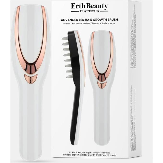 ErthSkin London GEAVANCEERDE LED-HAARGROEIBORSTEL 1