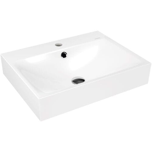 Kaldewei SILENIO wall-mounted washbasin 3044 with 1 tap hole, 60 cm 904306013001