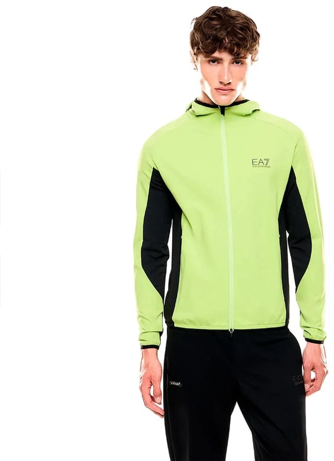Ea7 Emporio Armani Vigor 7 Pl St Sweatshirt Met Rits Groen 3XL Man