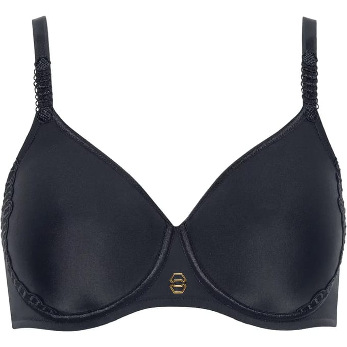 Zwarte beugelloze BH Lisca serie Ivonne B - E - Zwart - Maat - 70B