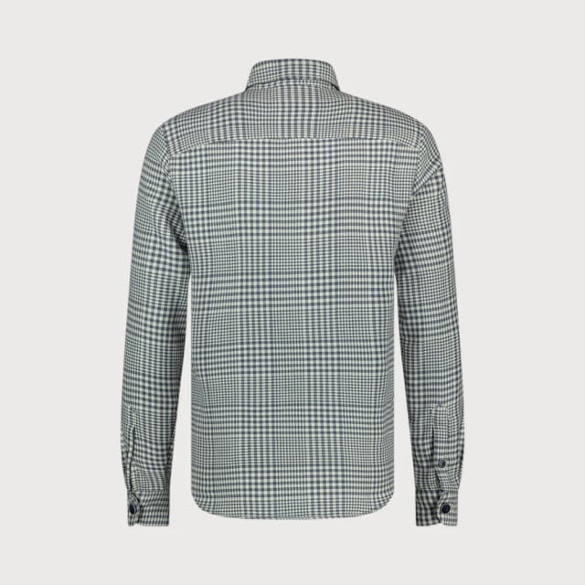 Blue Industry Overshirt met ruitmotief |