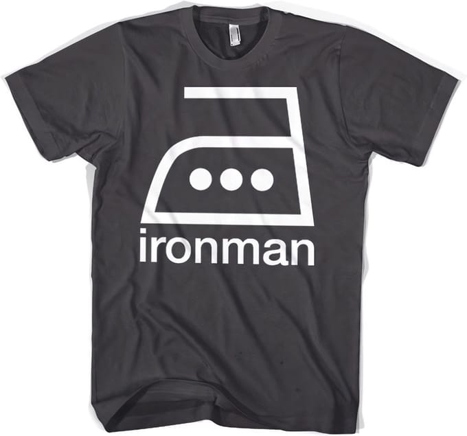 Hybris Ironman T-shirt donkergrijs