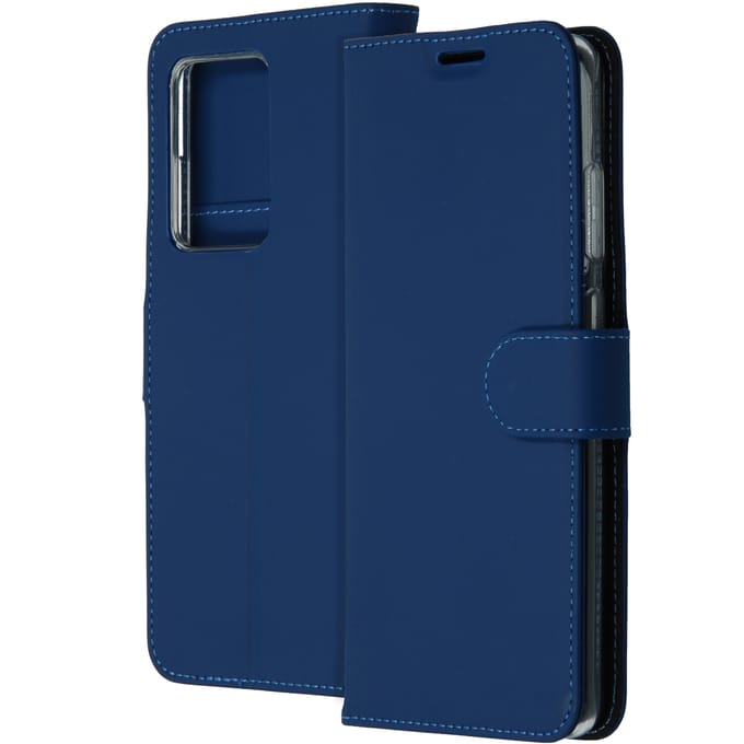 Accezz Hoesje - Geschikt voor Samsung Galaxy S20 Ultra - Wallet Softcase Bookcase - Blauw