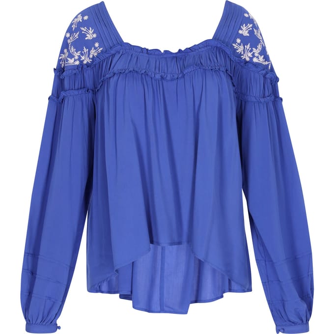 IZIA Blouse Dames KONING BLAUW