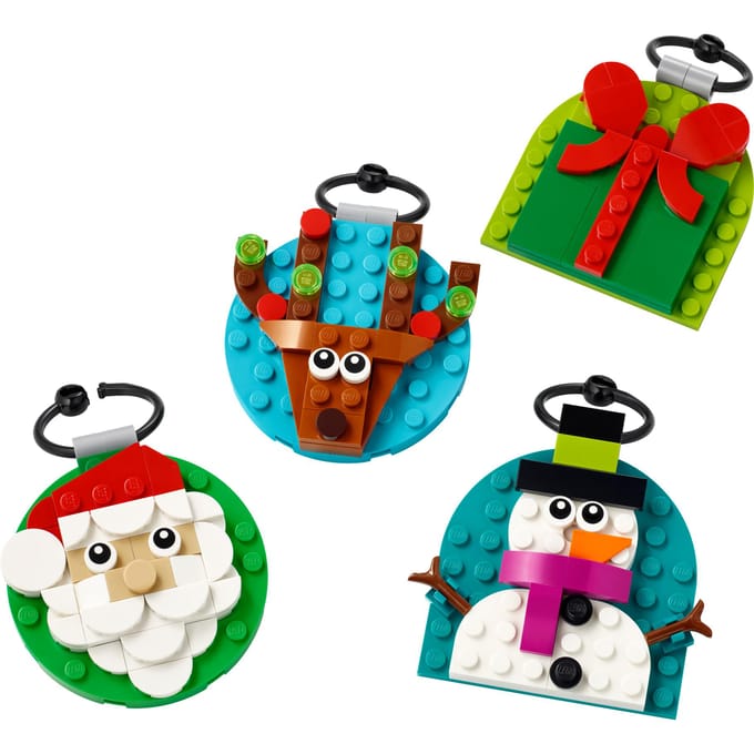 LEGO Schattige kerstversieringen Kerstdecoratie Om te Knutselen voor Kinderen 40744