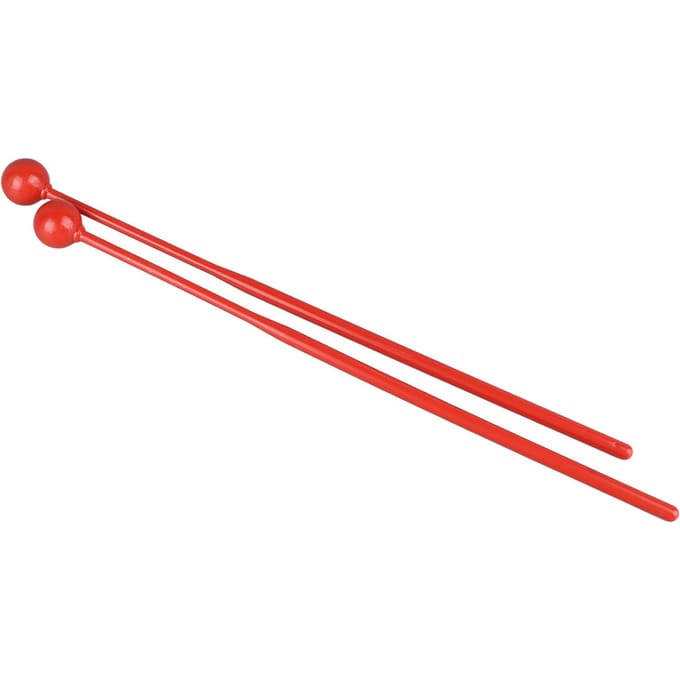 2 STKS Drumstokken Plastic Oefen Drumstokken Slaginstrument Onderdelen voor Training en Kinderen rood