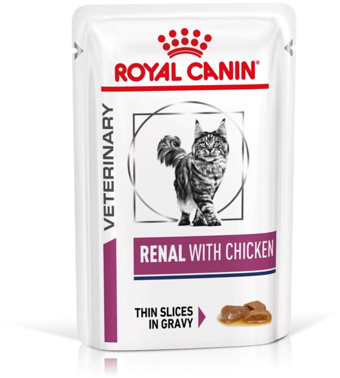 Royal Canin Kat Renal Chicken - 4x12x85 g pouch