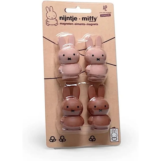 Atelier Pierre Nijntje Magneetjes Powder / Terra 4 Stuks