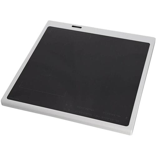 AEG glasplaat met kader, wit, 596x600mm 140232512289
