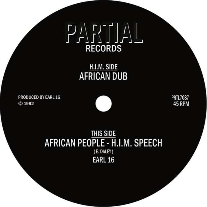 Earl 16 - African People - H.I.M. Speech (7" Single)