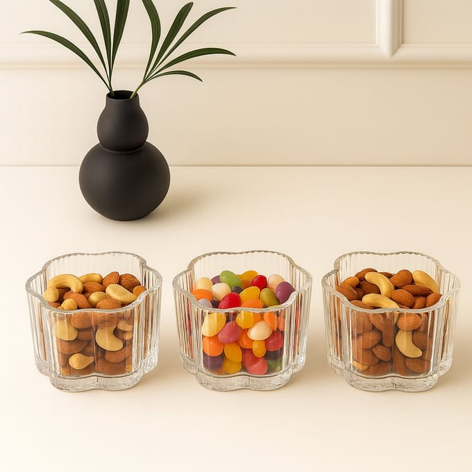 Mevaz Luxe Klaver Tapasschaaltjes – Groot (Set van 6)