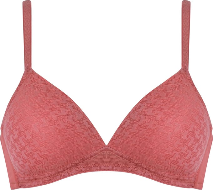 Naturana - Soft bh met pied de poule patroon - 5665 - Sunkissed - 80B