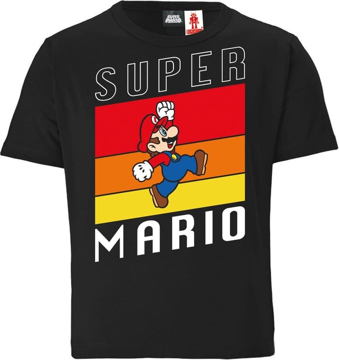Logoshirt Kinder Organic T-Shirt Super Mario