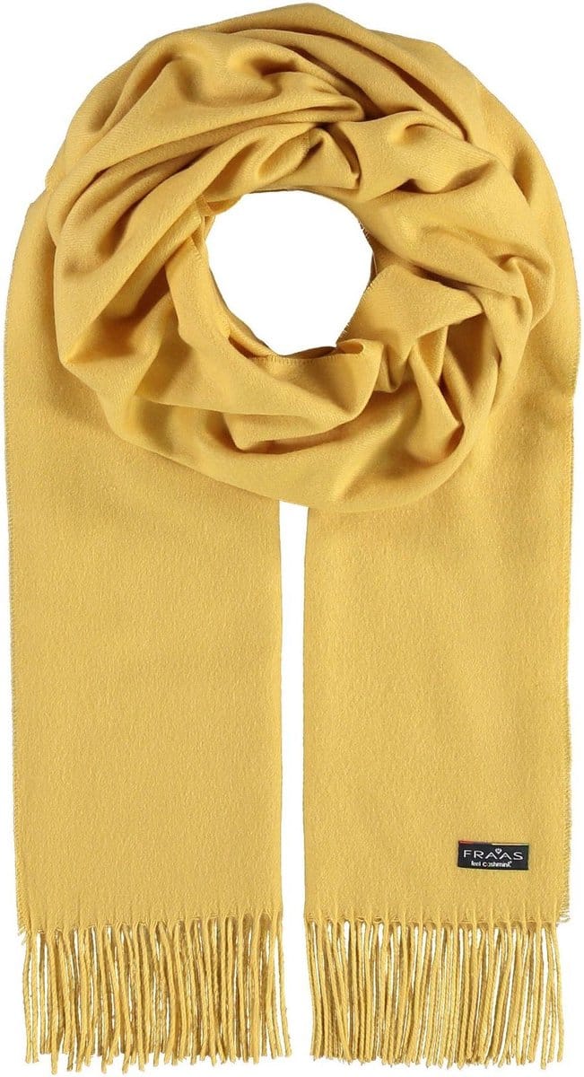 FRAAS Sjaal Pure Polyacrylic Scarf Banana Geel