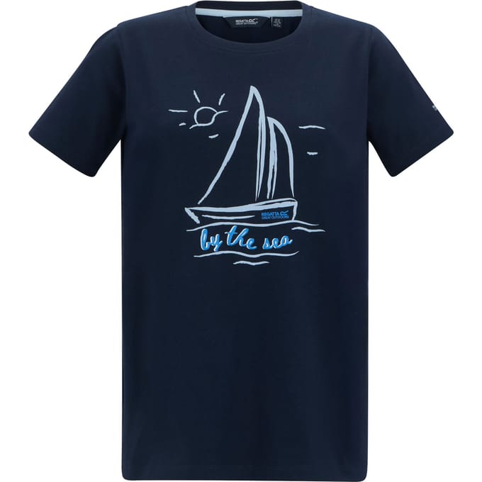 Regatta Dames Filandra VX Zeilboot T-shirt (Marineblauw)