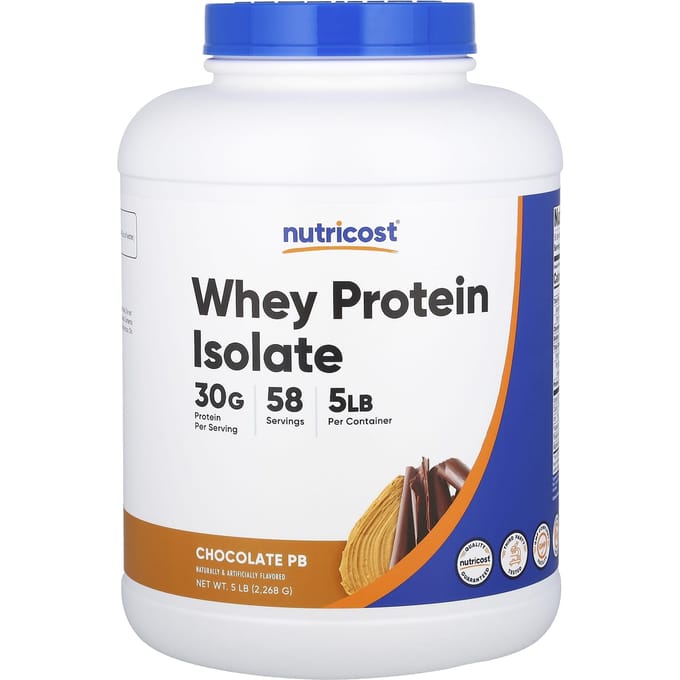 Wei-eiwitisolaat, Chocolade Pinda, 2.268G(5 pond)