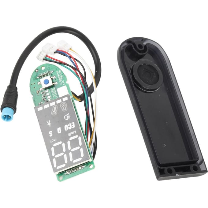 Tableau de bord à affichage numérique BT pour scooter électrique avec couvercle pour G30 gray