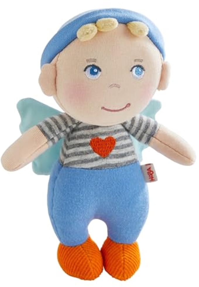 Haba knuffelpop beschermengeltje Mats - 15 cm popje