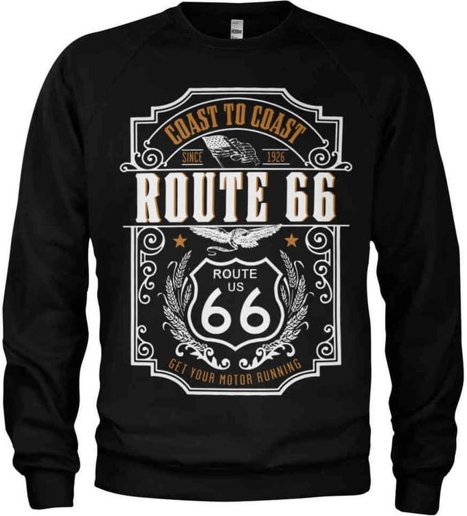 Route 66 Sweater/trui -M- Coast To Coast Zwart