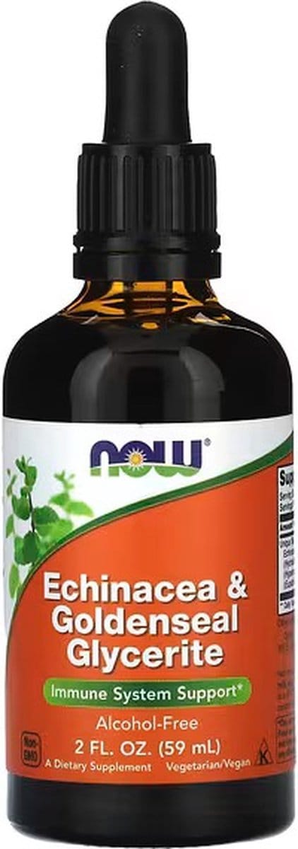 Echinacea & Goldenseal Glycerite, Alcoholvrij, 59 ml