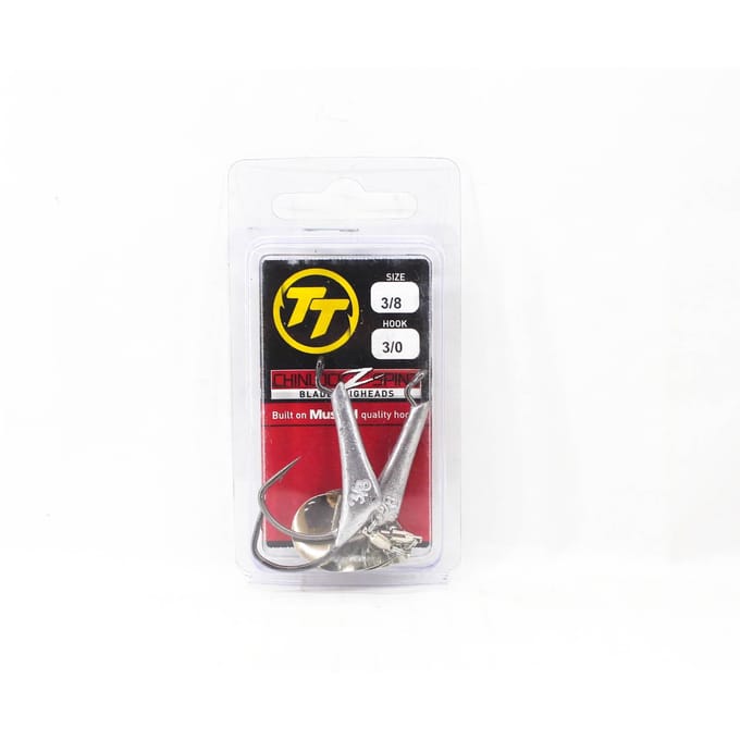 Tackle Tactics TT Chinlockz SpinZ NC Jig Head 3/8 oz 3/0 2/pak (7516)