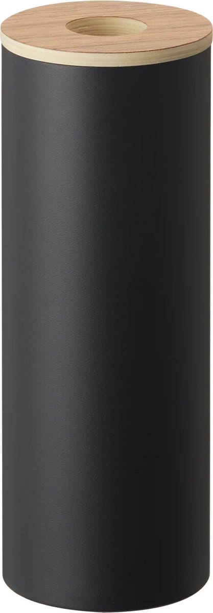 Yamazaki Tissuebox Rond - Rin - Zwart