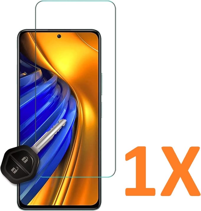 Screenprotector Glas - Tempered Glass Screen Protector Geschikt voor: Xiaomi Poco F3 & Poco F4 5G - 1x