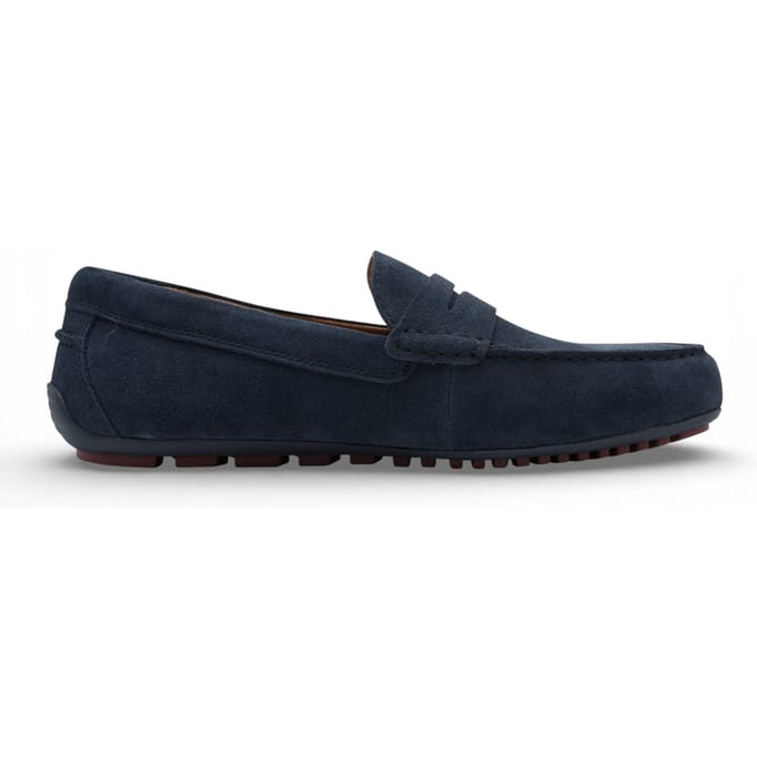 Tamaris Heren Bruine Suède Mocassin Loafers Casual Schoenen