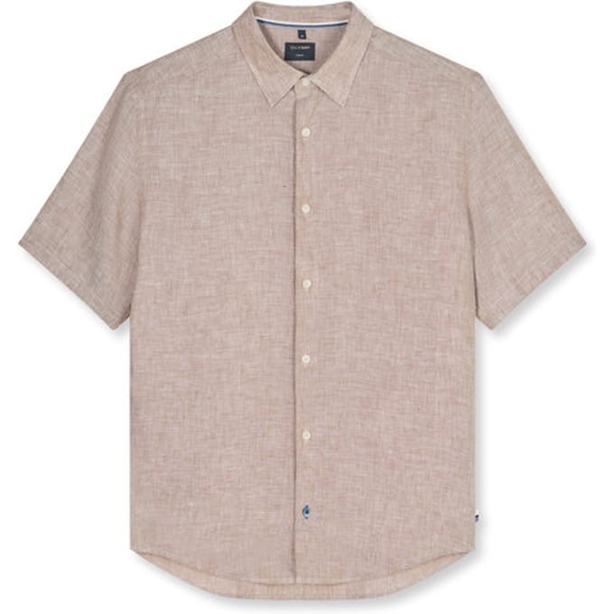 OLYMP Casual Overhemd, Regular Fit, Kent, Bruin