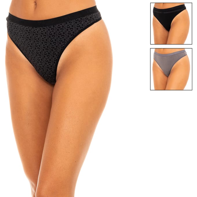 Set-3 Katoenen Strech String met binnenvoering D4C19 vrouw