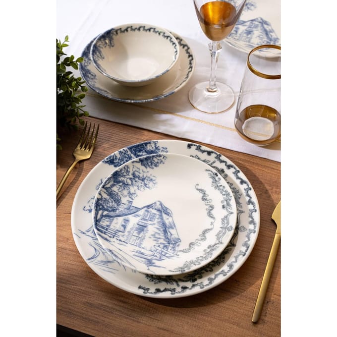24-delige dinerset Aafje porselein | Hermia