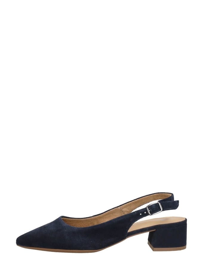 Tamaris Slingback Pumps blauw Leer - Dames - Maat 40
