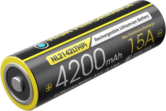 Nitecore NL2142LTHPi Oplaadbare 21700 Li-Ion batterij 4200mAh