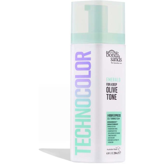 Bondi Sands Technocolor Self Tanning Foam 1 Hour Express Emerald - 200 ml