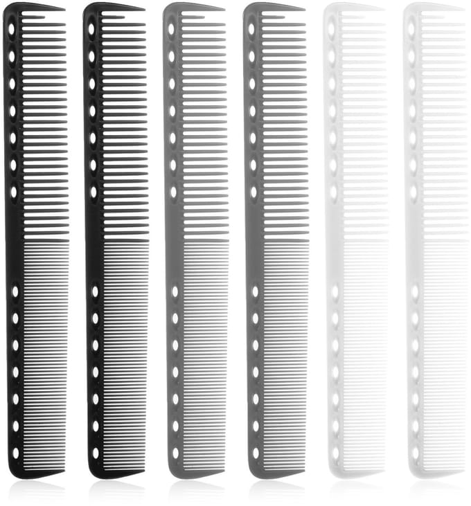 Dailygoods- Haarkam - 6 Stuks - Antistatische Kapperskam